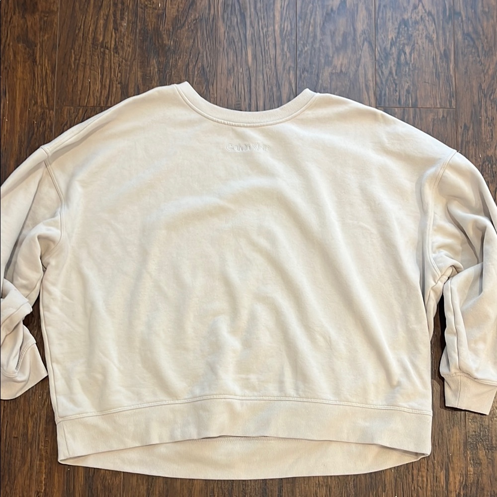Calvin Klein Performance Tan Sweatshirt
